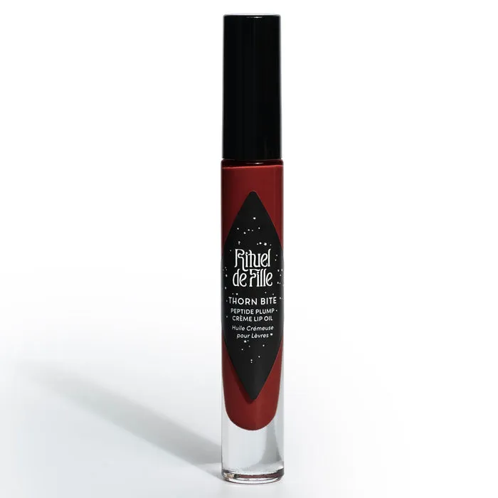 Thorn Bite Peptide Plump Creme Lip Oil: Rose Bite