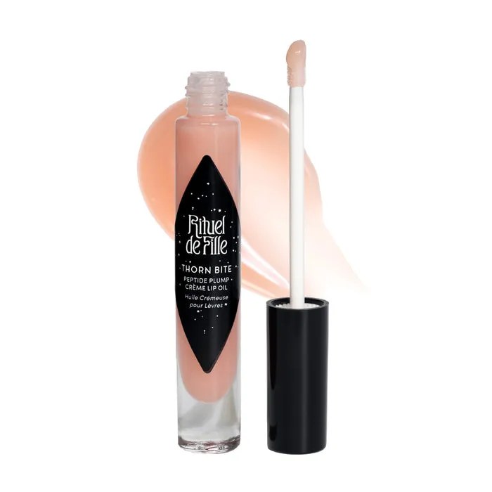 Thorn Bite Peptide Plump Creme Lip Oil: Rose Dew