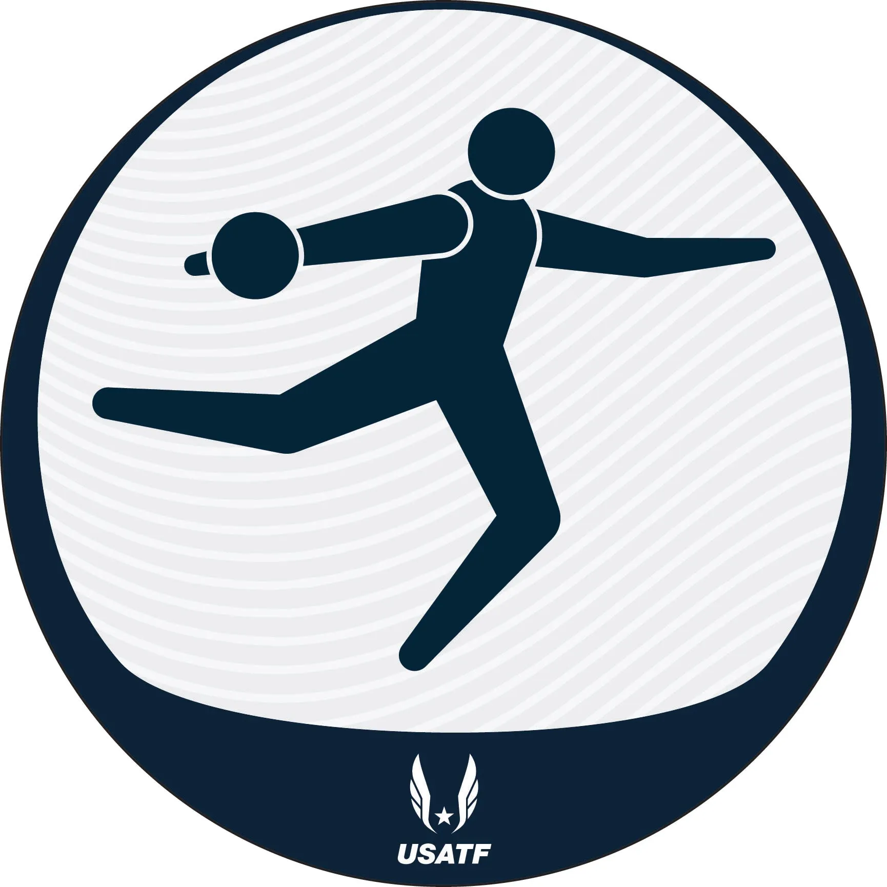 USATF Pictogram Sticker - Discus