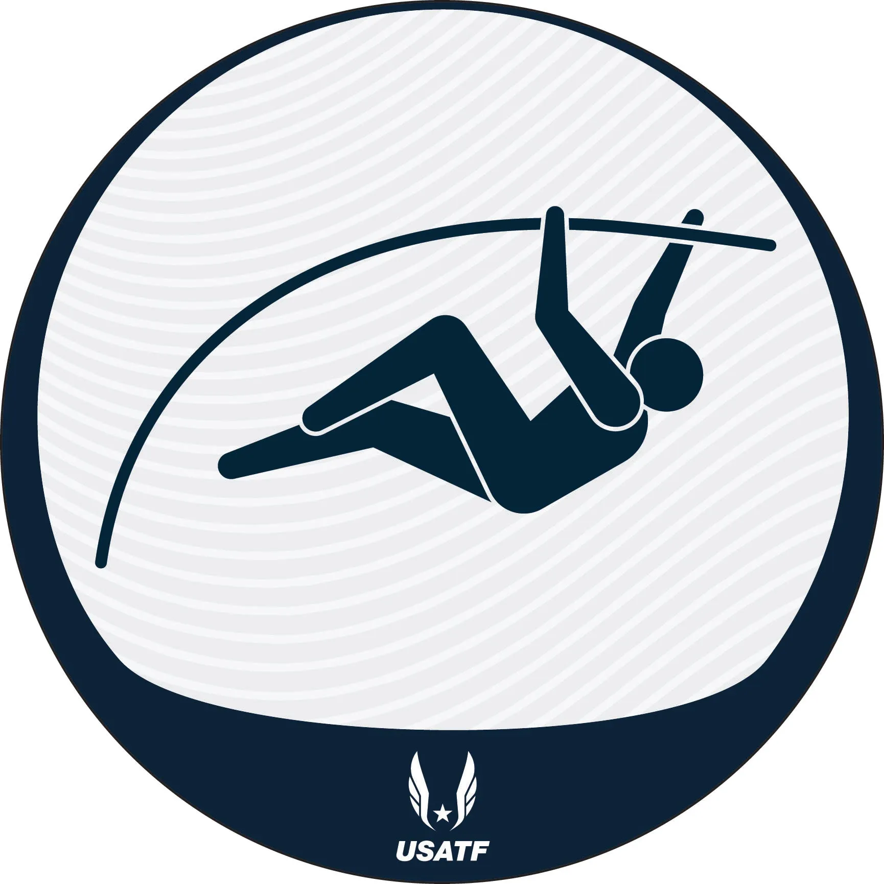 USATF Pictogram Sticker - Pole Vault