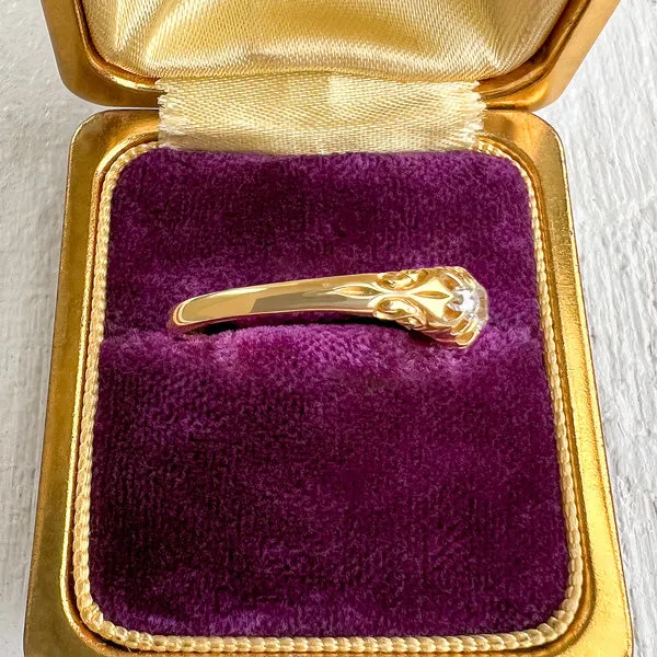 Victorian Three Stone Diamond Ring