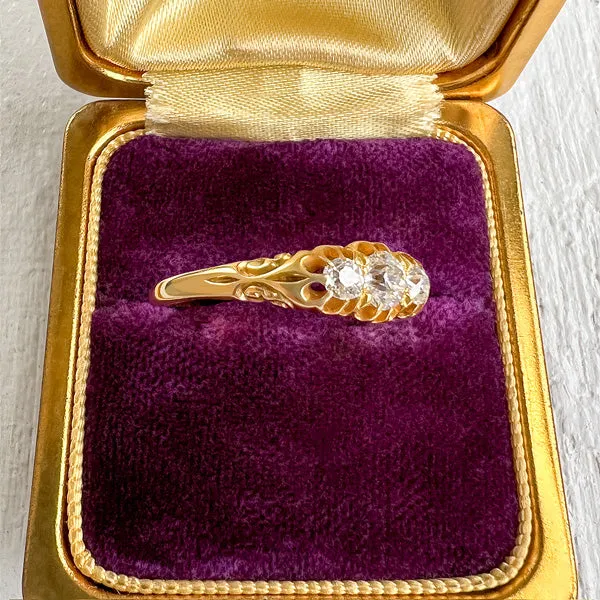 Victorian Three Stone Diamond Ring